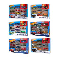 HOT WHEELS - ENSEMBLE DE 10 VOITURES ASST